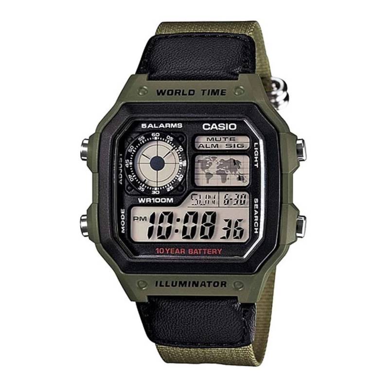 ساعت مچی دیجیتالی کاسیو (Casio) مدل AE-1200WHB-3BV