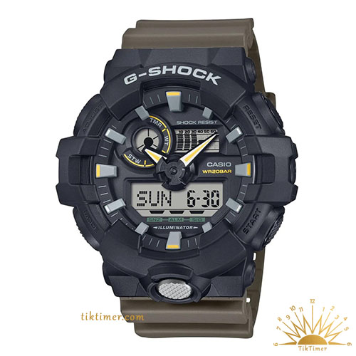 ساعت مچی مردانه کاسیو (Casio) جی شاک (G-SHOCK) مدل GA-710TU-1A3DR