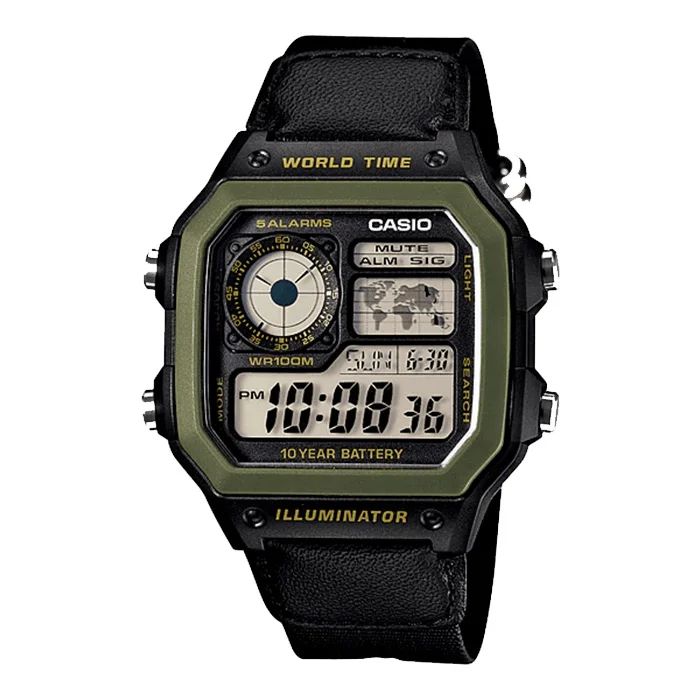 ساعت مچی دیجیتالی کاسیو (Casio) مدل AE-1200WHB-1BV