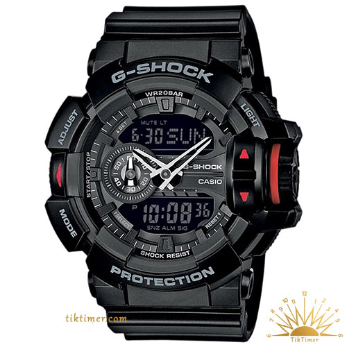ساعت مچی مردانه کاسیو (Casio) جی شاک (G-SHOCK) مدل GA-400-1BDR
