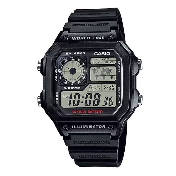 ساعت مچی دیجیتالی کاسیو (Casio) مدل AE-1200WH-1A